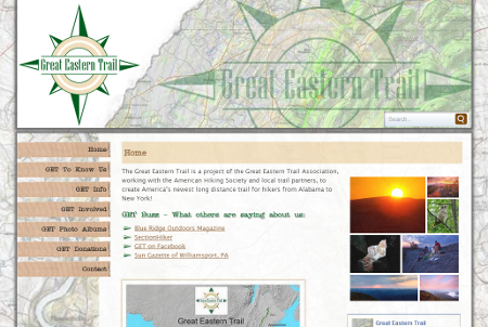 Great Eastern Trail Website